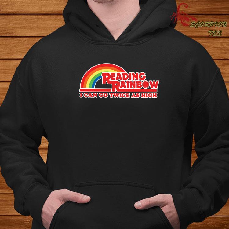 reading rainbow hoodie