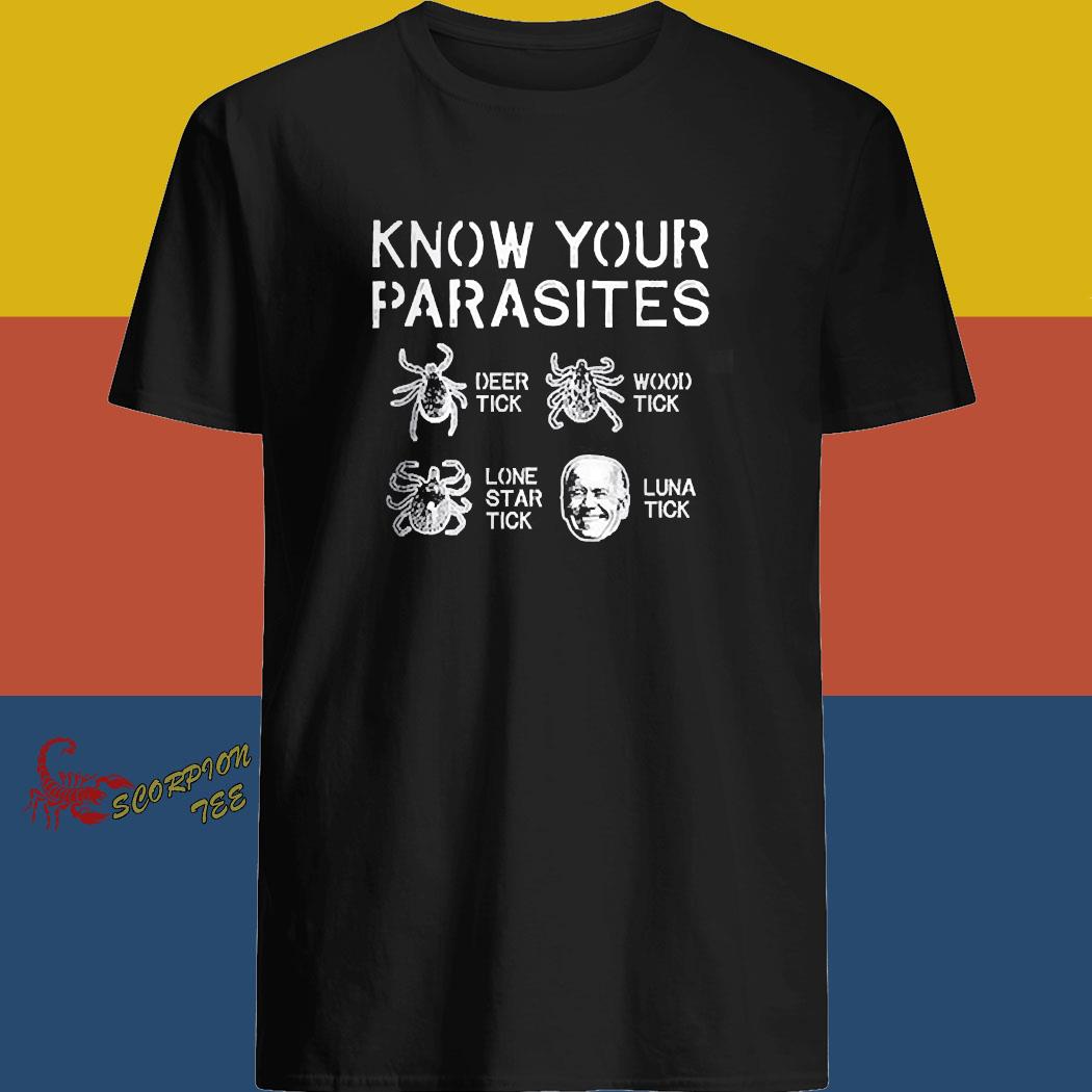 know your parasites luna tick shirt