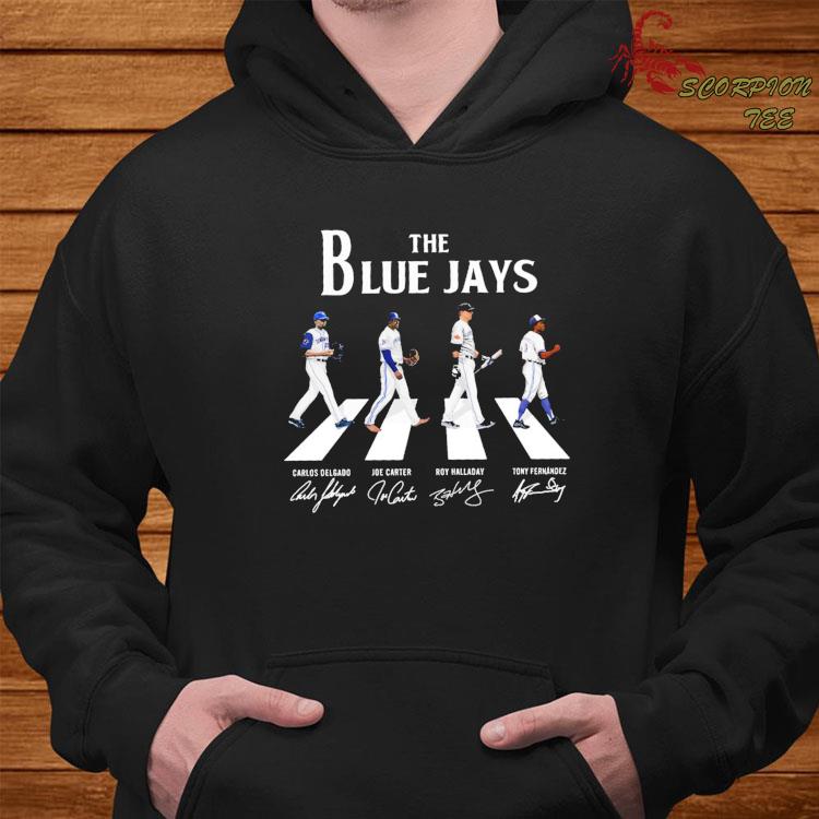 The Blue Jays Abbey road signatures shirt, hoodie, sweater, long