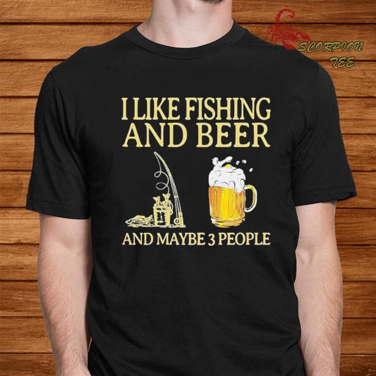 i like hunting and maybe 3 people sweatshirt