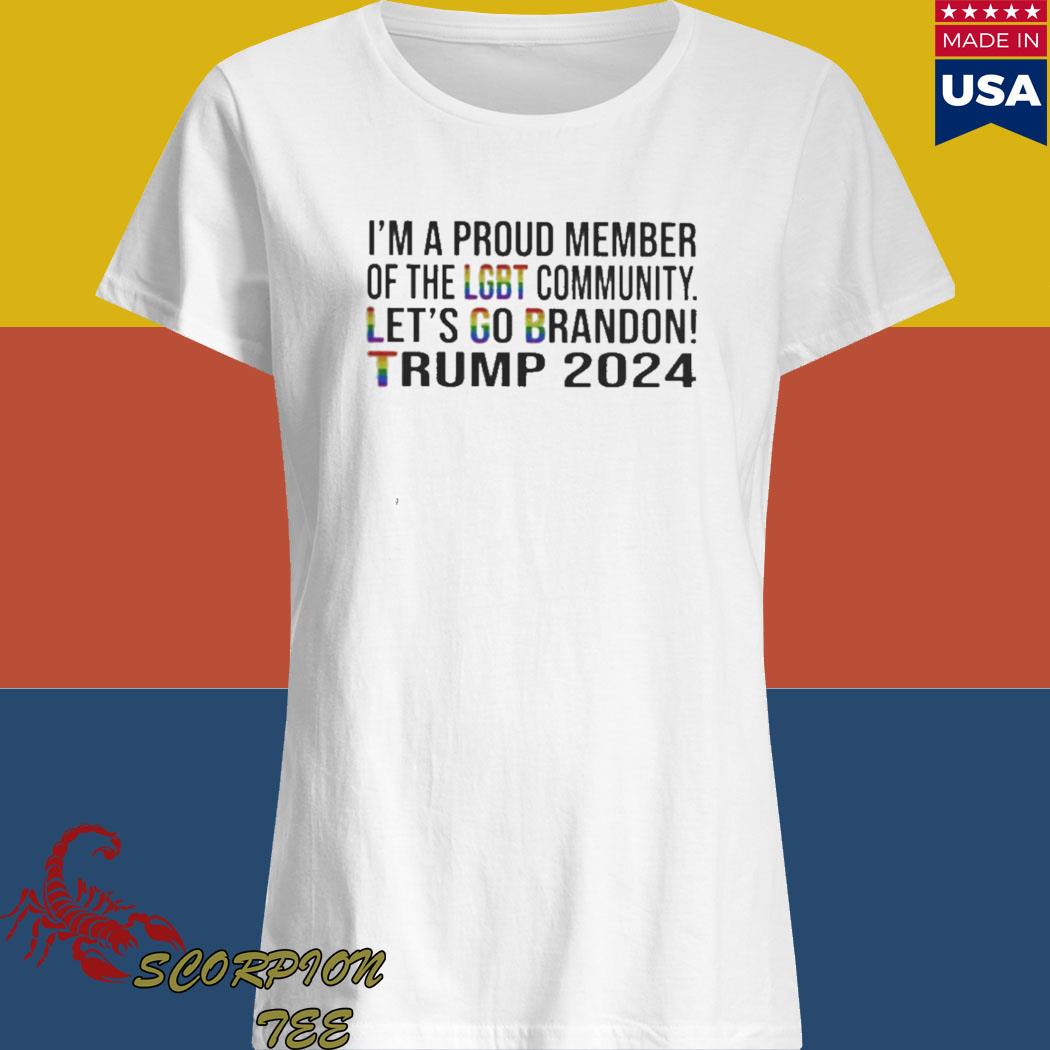 I support LGBT let's go brandon Trump 2024 shirt, hoodie, sweater, long  sleeve and tank top