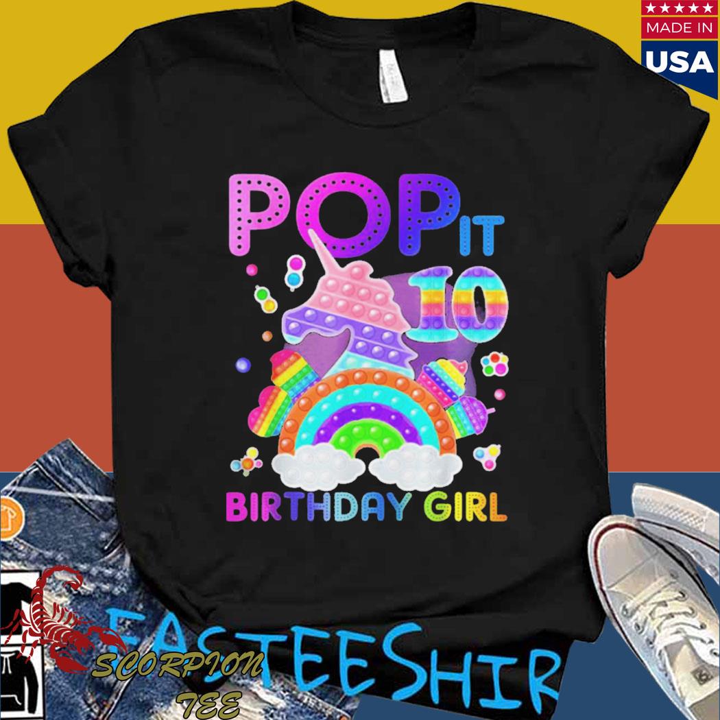 popit birthday shirt