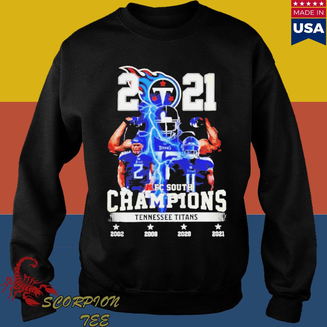 Tennessee Titans 2021 AFC south Champions shirt, hoodie, sweater