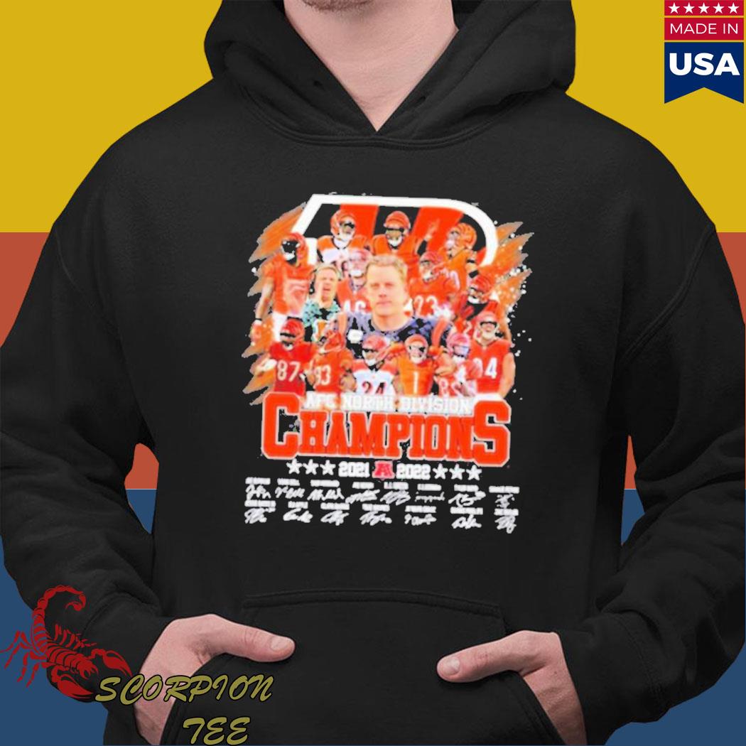 Cincinnati Bengals AFC North Division Champions shirt, hoodie, sweater,  long sleeve and tank top