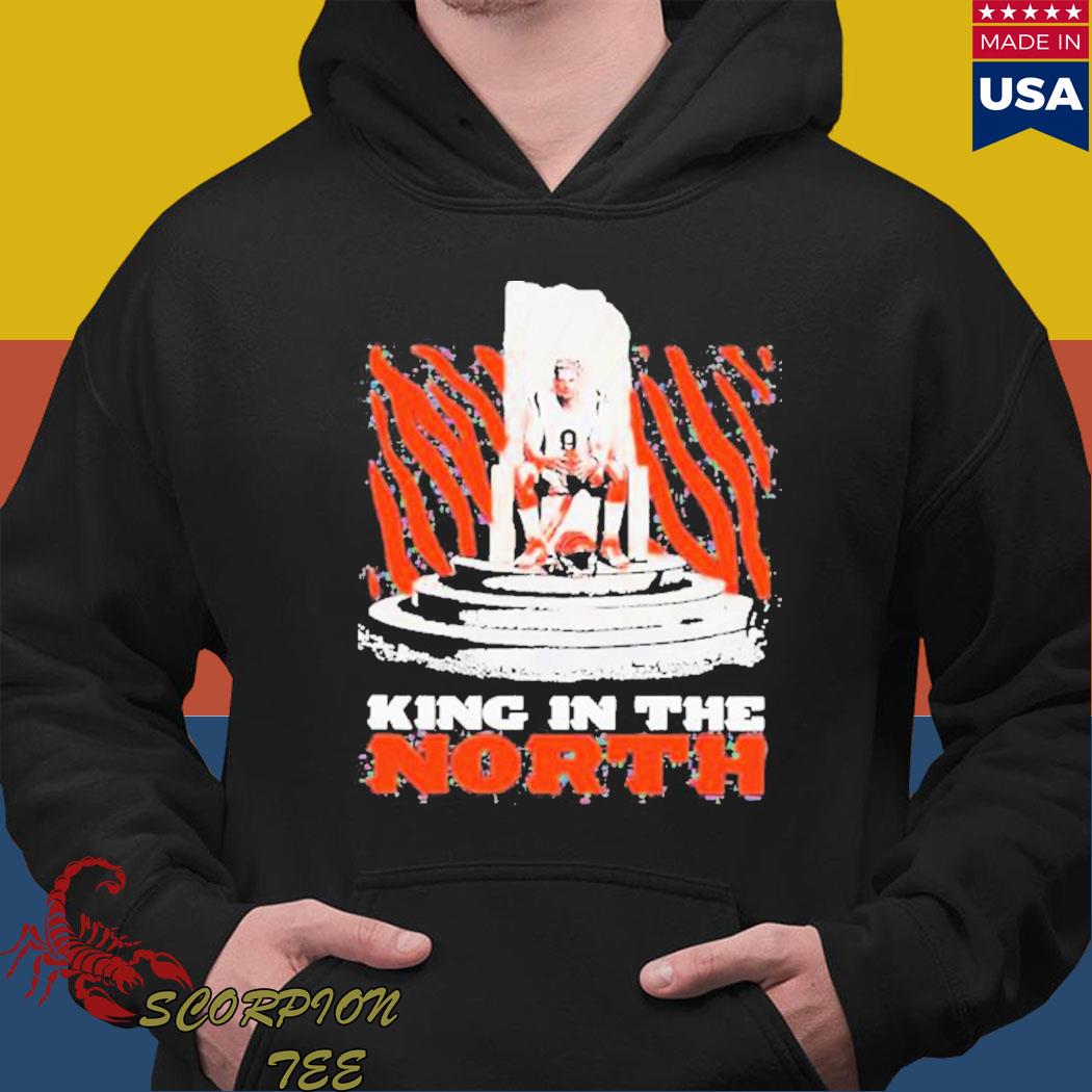 Official Joe Burrow Cincinnati Bengals king in the north shirt, hoodie,  sweater, long sleeve and tank top