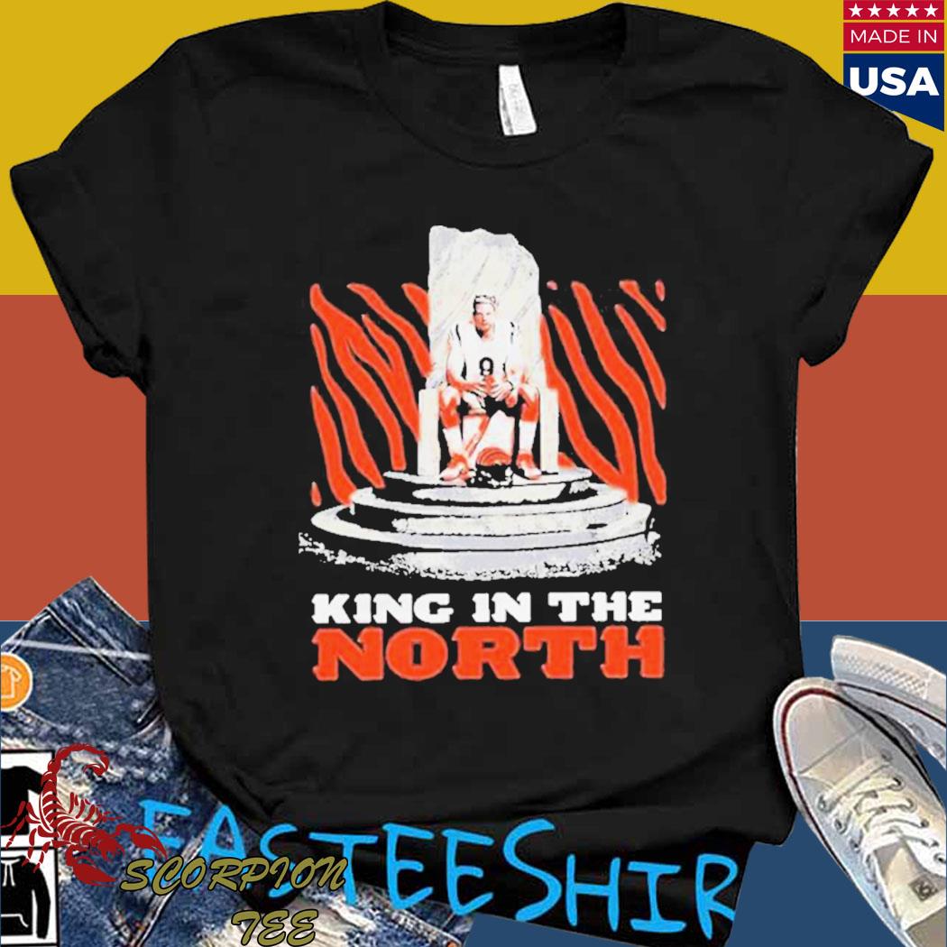 King in the North Joe Burrow Cincinnati Bengals AFC North Champion Shirt,  Unique Cincinnati B in 2023