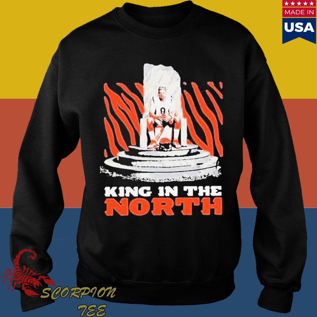 Joe Burrow King In The North Cincinnati Bengals 2022 Shirt