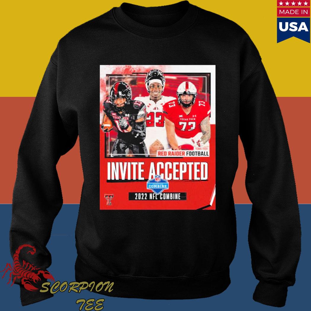 Red Raider Football Ninite Accepted 202 NFL Combine Shirt, hoodie, tank  top, sweater and long sleeve t-shirt