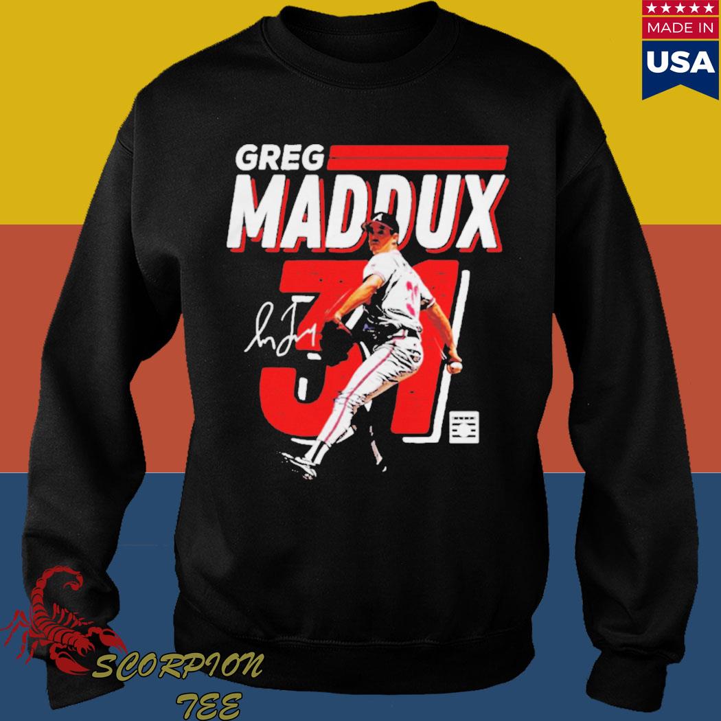 31 greg maddux signature T-shirt, hoodie, tank top, sweater and long sleeve  t-shirt