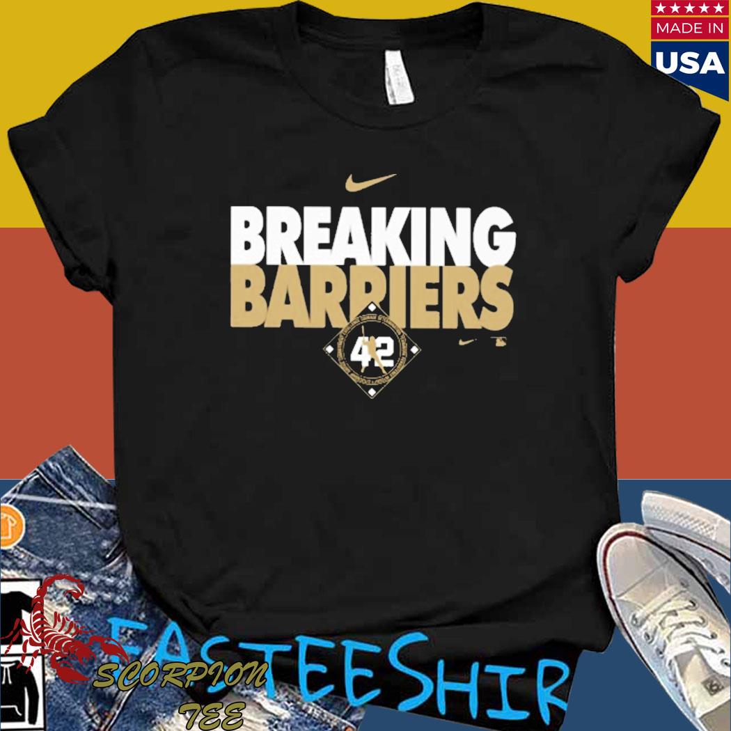 Breaking barriers 42 shirt, hoodie, sweater, long sleeve and tank top