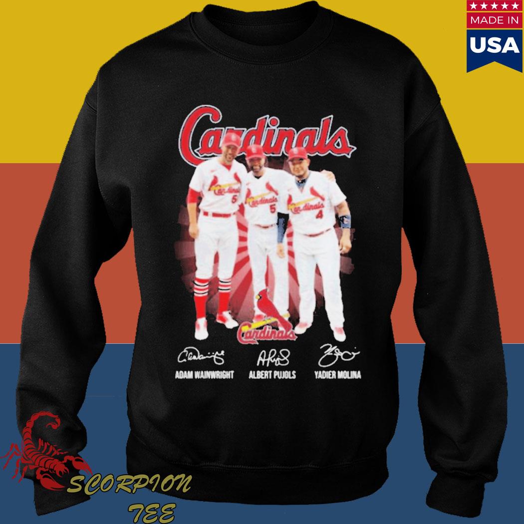 Yadier Molina Albert Pujols And Adam Wainwright Cardinals 2022 The Final  Ride Shirt, hoodie, sweater, long sleeve and tank top