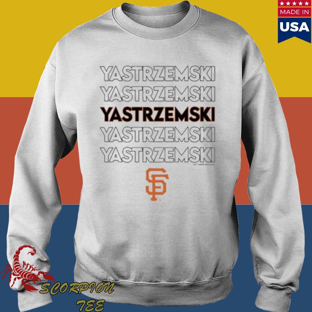 San Francisco Giants Mike Yastrzemski Stacked Tee Shirt