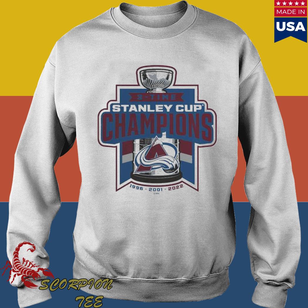 Official Colorado avalanche 1996 stanley cup champions t-shirt, hoodie,  sweater, long sleeve and tank top