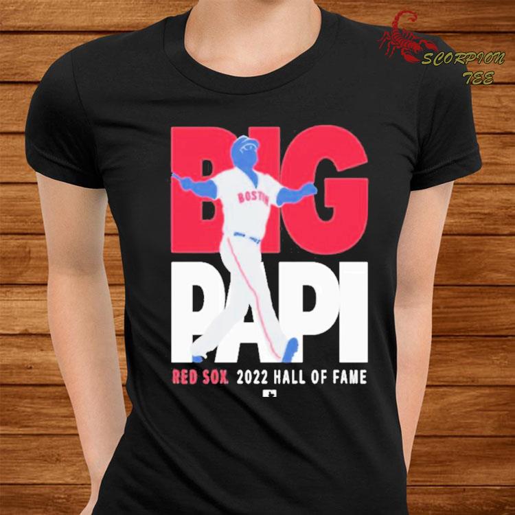 Official Official David ortiz big papI red sox 2022 hall of fame T