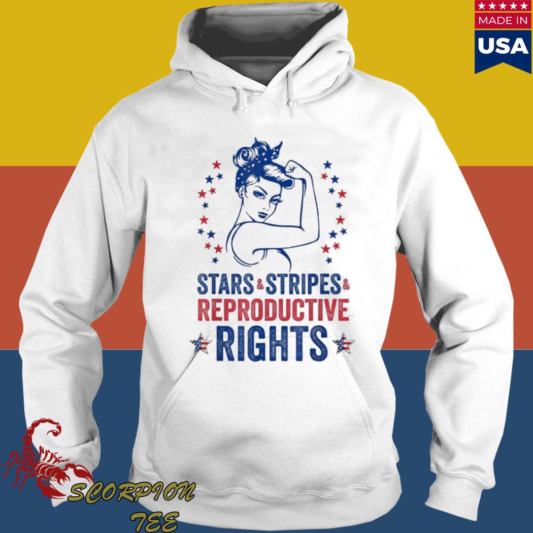 Official Patriotic 4th of july stars stripes reproductive right T-s Hoodie