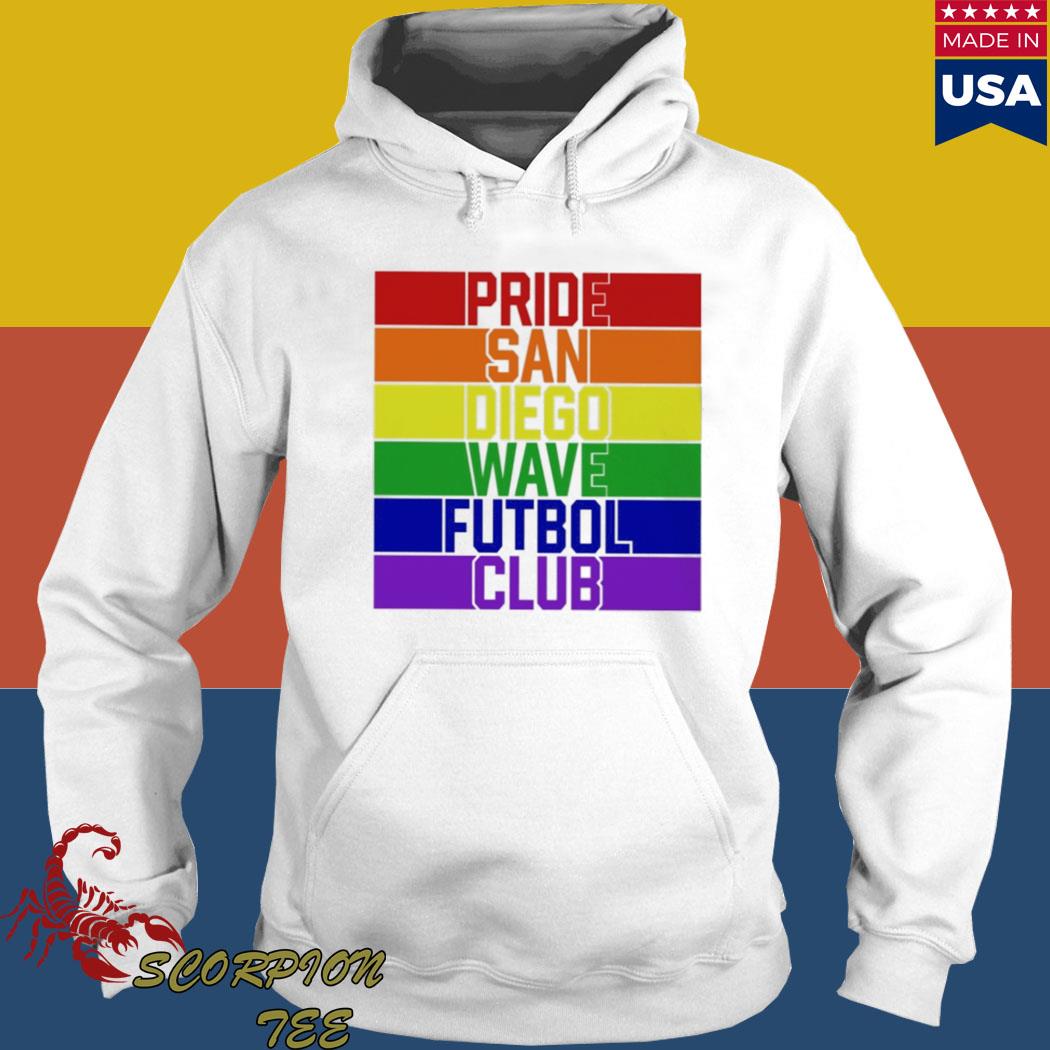 Official Pride san diego wave futbol club T-s Hoodie