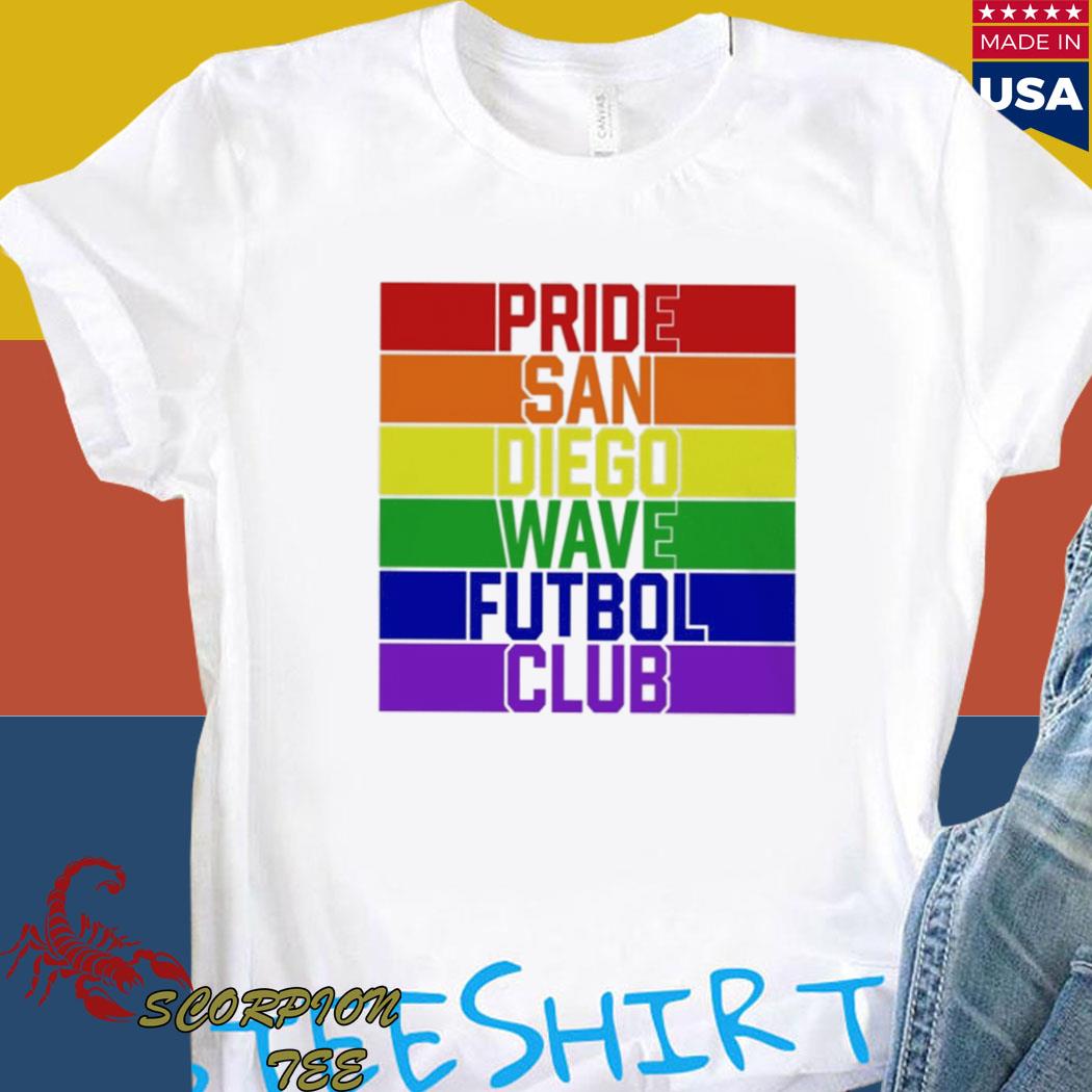 Official Pride san diego wave futbol club T-shirt