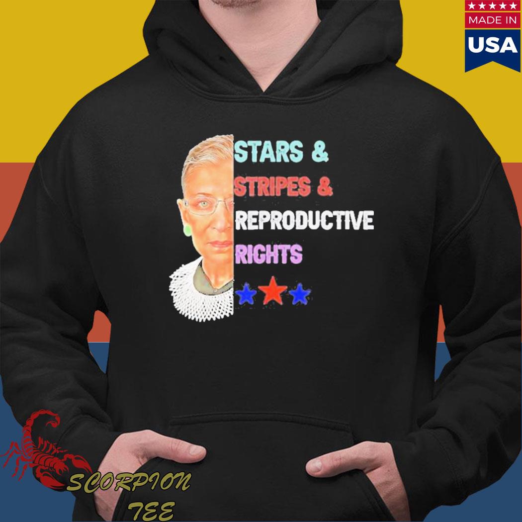 Official Rbg ruth stars stripes reproductive rights 4th of july T-s Hoodie