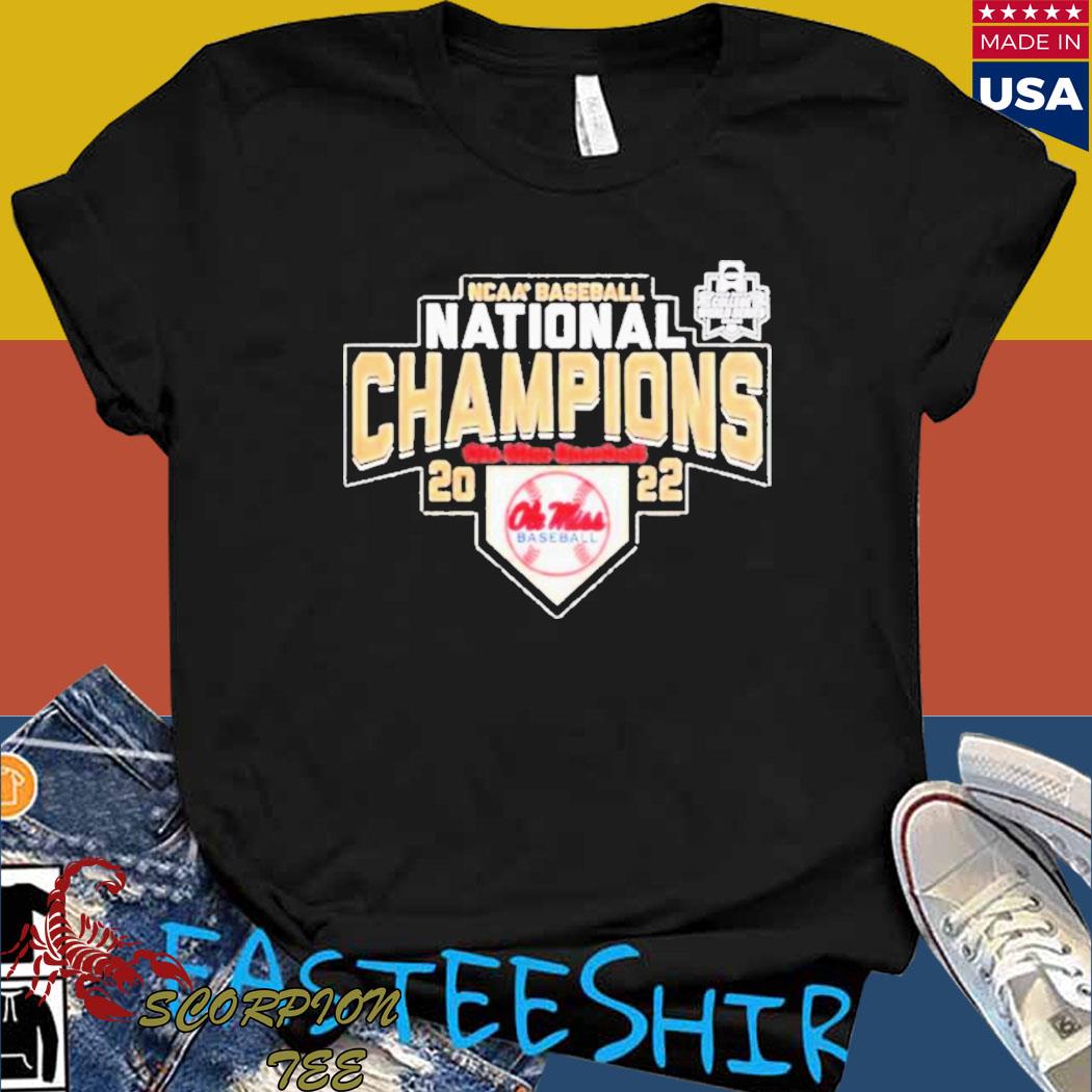 Official Rebels ncaa baseball national champions 2022 T-shirt