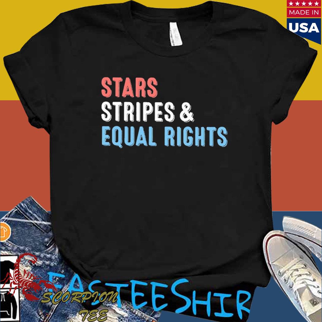 Official Stars stripes and equal rights T-shirt