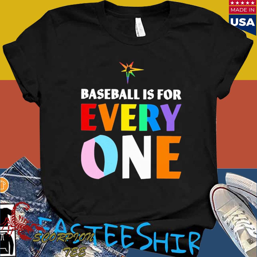 Official Tampa bay rays pride baseball is for everyone 2022 T-shirt,  hoodie, tank top, sweater and long sleeve t-shirt