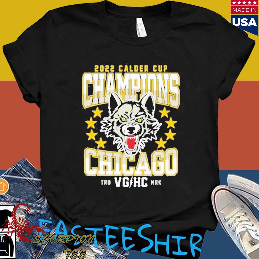 Official Violent gentlemen chicago wolves 2022 calder cup champions T-shirt