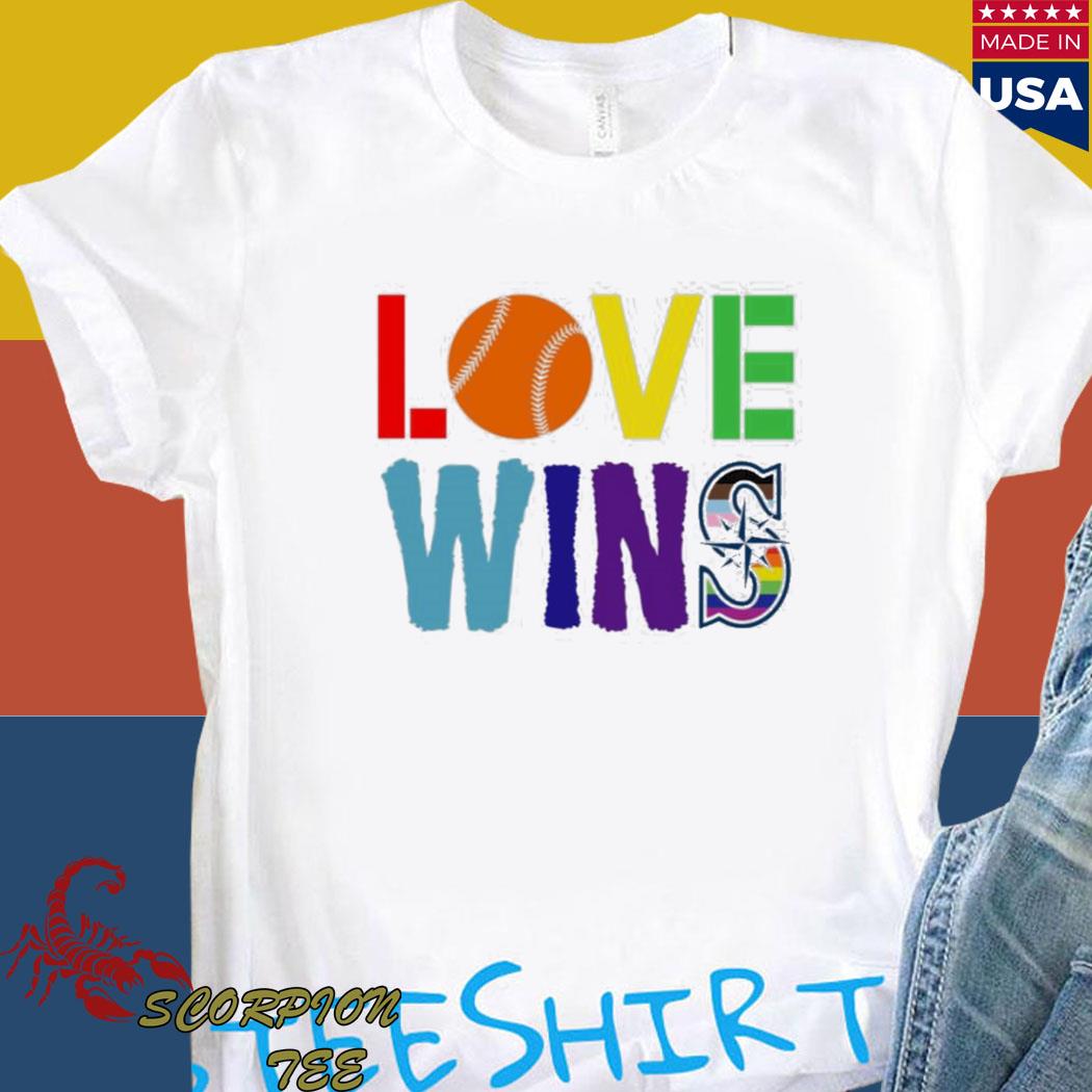 Seattle Mariners Love Wins Pride Month Shirt