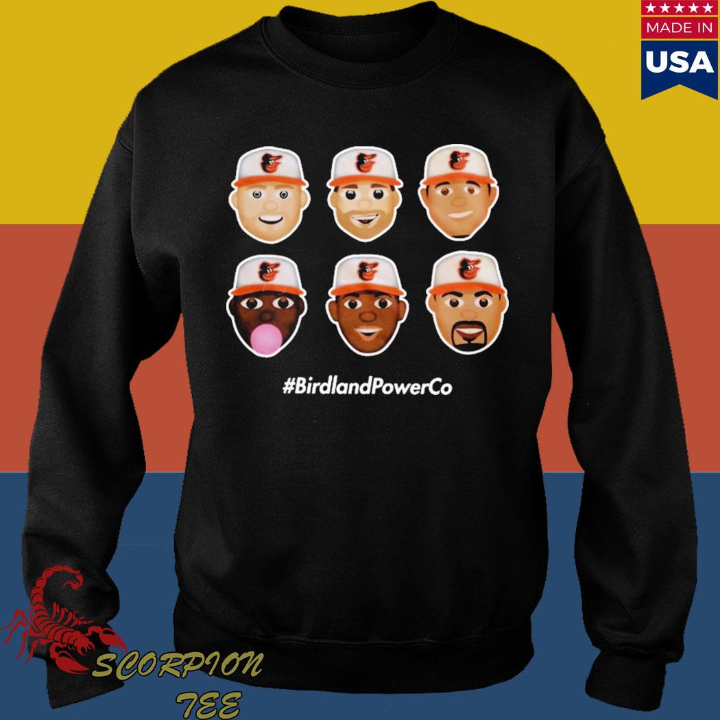 Birdland Power Co Homerun Emoji Orange 2022 shirt, hoodie, sweater