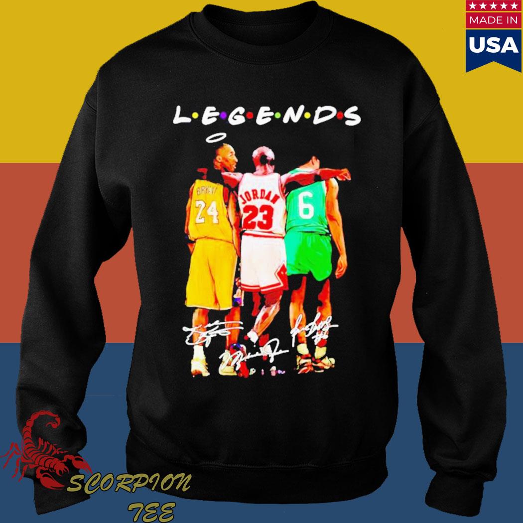 Original Legends Lebron James Kobe Bryant And Michael Jordan Signatures  2023 T-shirt,Sweater, Hoodie, And Long Sleeved, Ladies, Tank Top