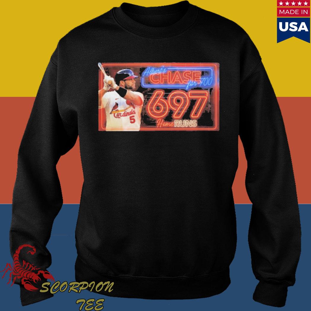 Albert Pujols 700 Home Runs T-Shirt - St. Louis Cardinals