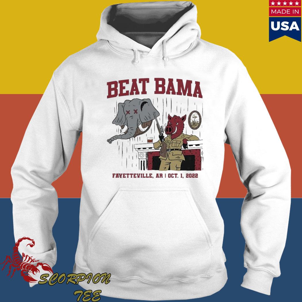 Official Beat bama fayetteville ar oct 1 2022 T-s Hoodie