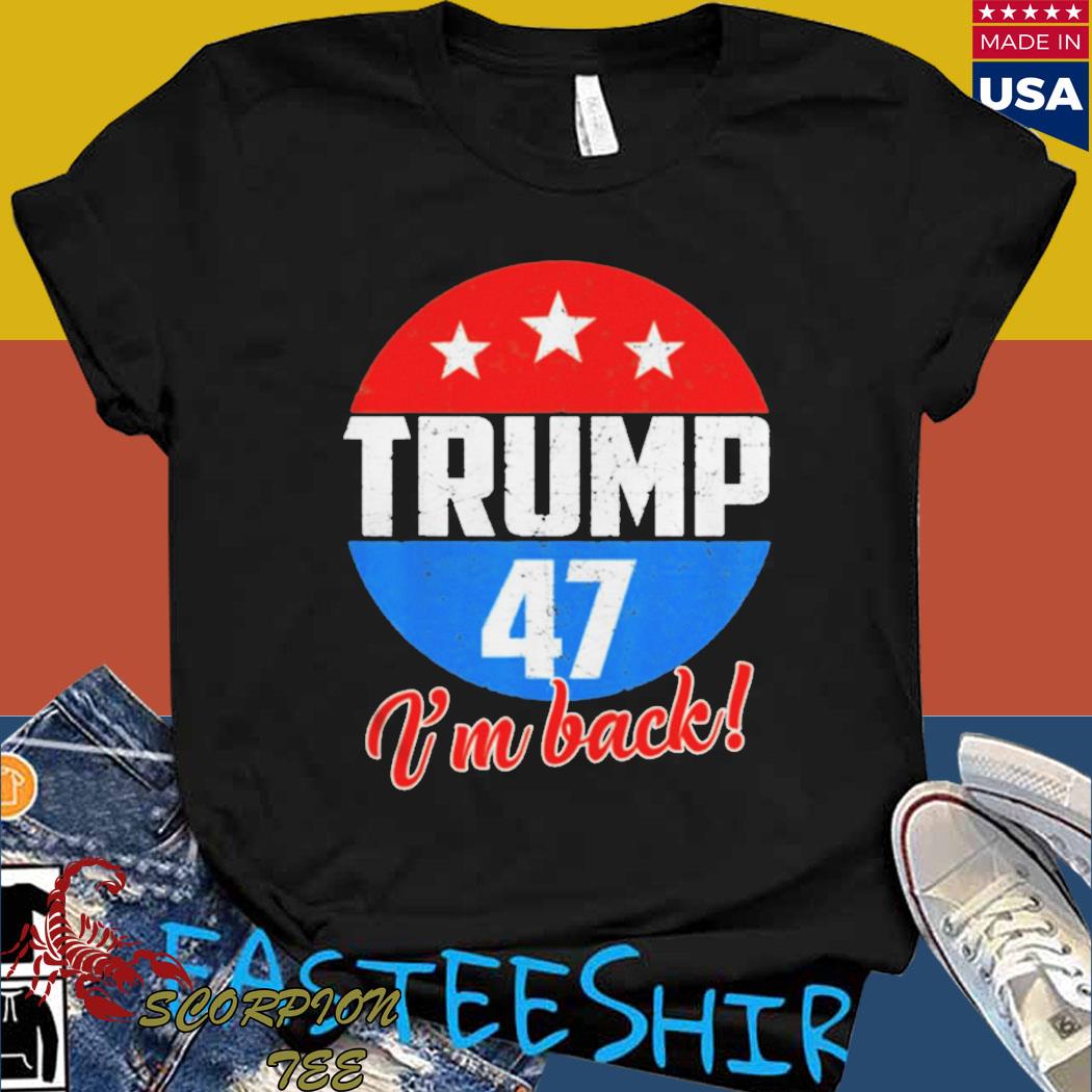 Official Donald Trump 47 president 2024 election vote republican T-shirt