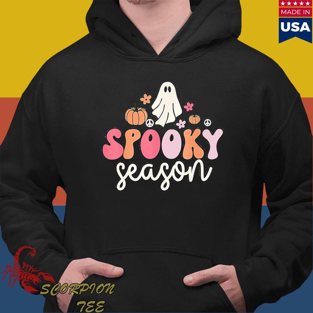 Official Groovy ghost spooky season Halloween T-s Hoodie