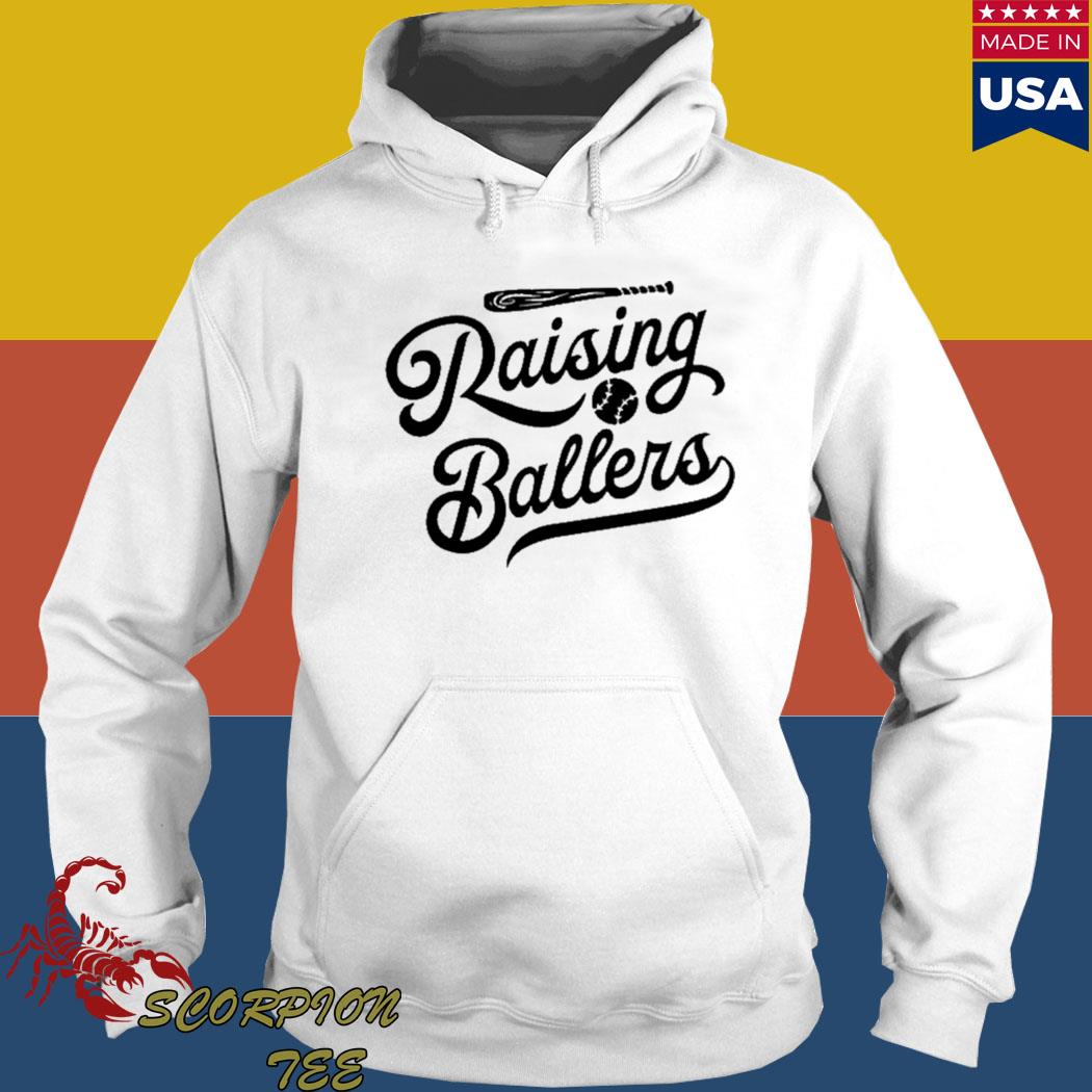 Official Raising ballers baseball T-s Hoodie
