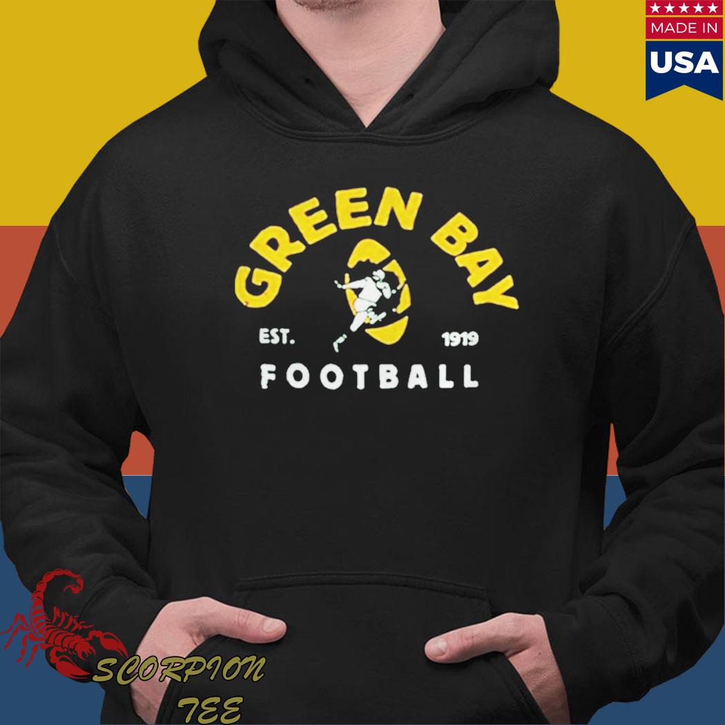 Official Retro Green Bay Packers Green Bay football est 1919 shirt, hoodie,  sweater, long sleeve and tank top