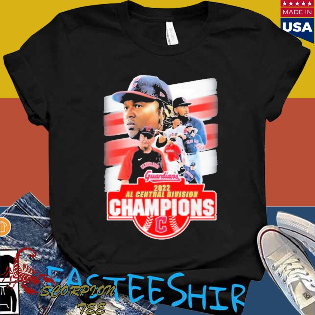 Official The guardians 2022 al central Division champions T-shirt