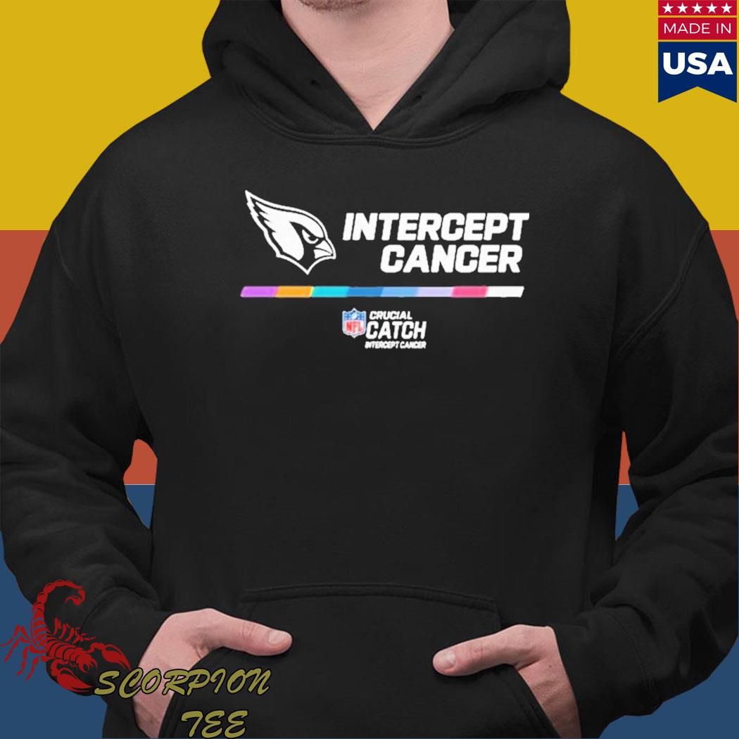 Cheap Arizona Cardinals Nlf Intercept Cancer Hoodie - Anynee