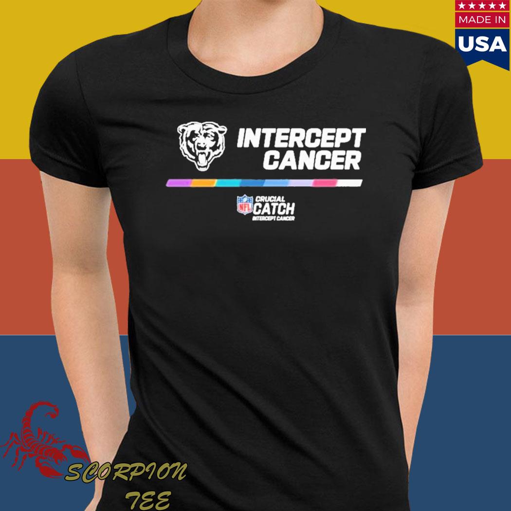 Chicago Bears NFL Crucial Catch Intercept Cancer shirt, hoodie, sweater,  long sleeve and tank top