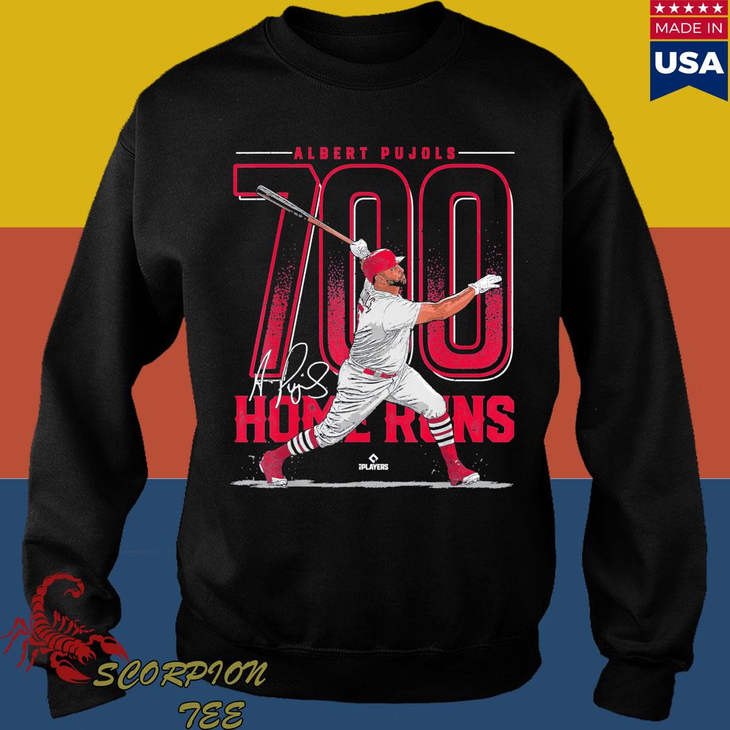Official Albert pujols 700 home runs albert pujols st louis mlbpa T-shirt,  hoodie, tank top, sweater and long sleeve t-shirt
