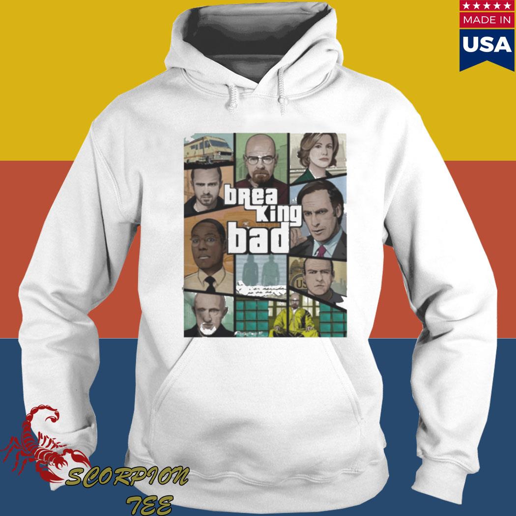 Official Breaking bad art gta grand theft auto v style Shirt Hoodie
