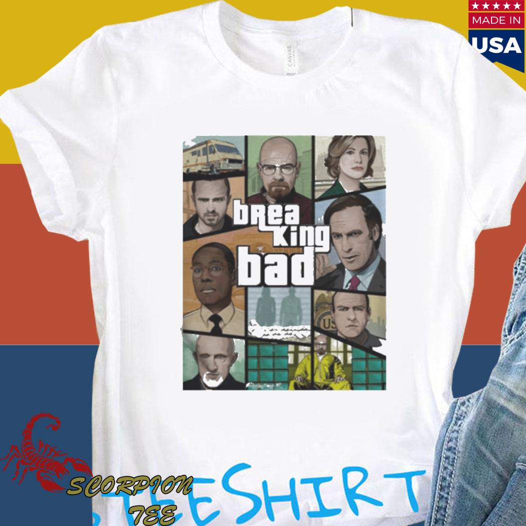 Official Breaking bad art gta grand theft auto v style Shirt