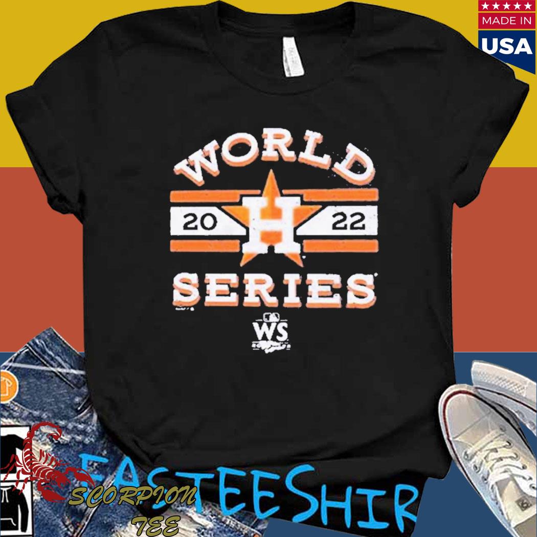 Official Houston astros majestic threads 2022 world series local lines short Shirt