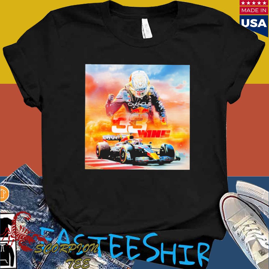 Official Max verstappen 33 wins T-shirt