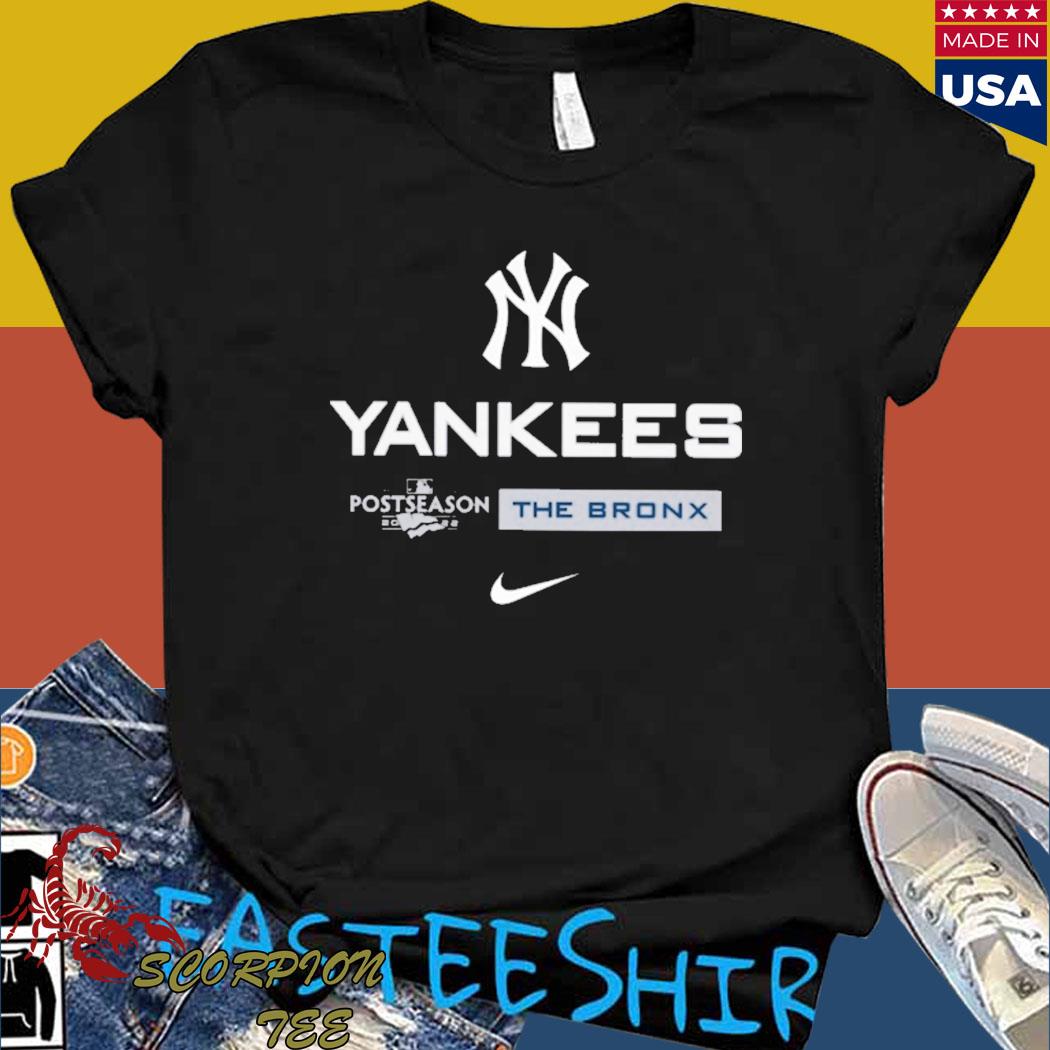 Official New york yankees nike postseason the bronx T-shirt