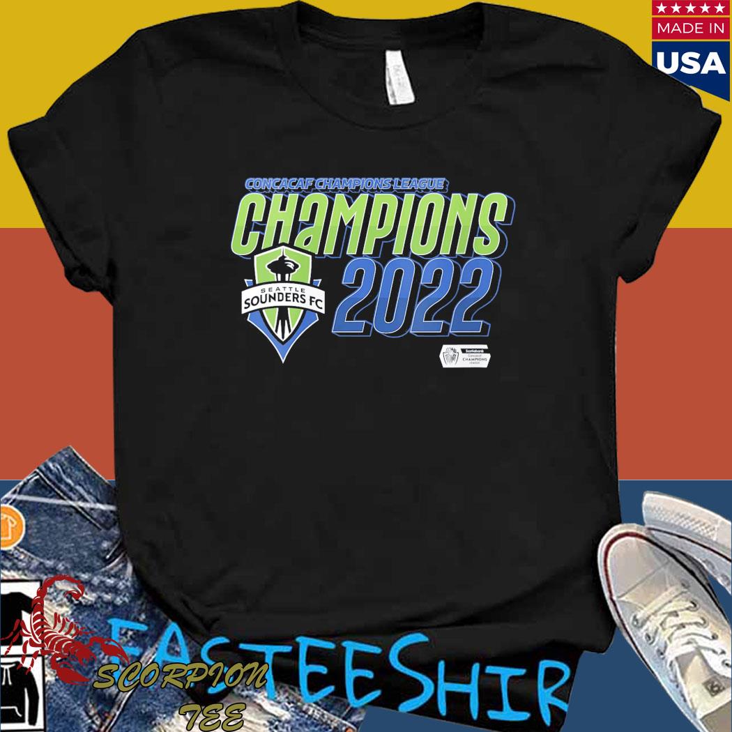 Official Womens Seattle sounders champions 2022 concacaf champions league Shirt