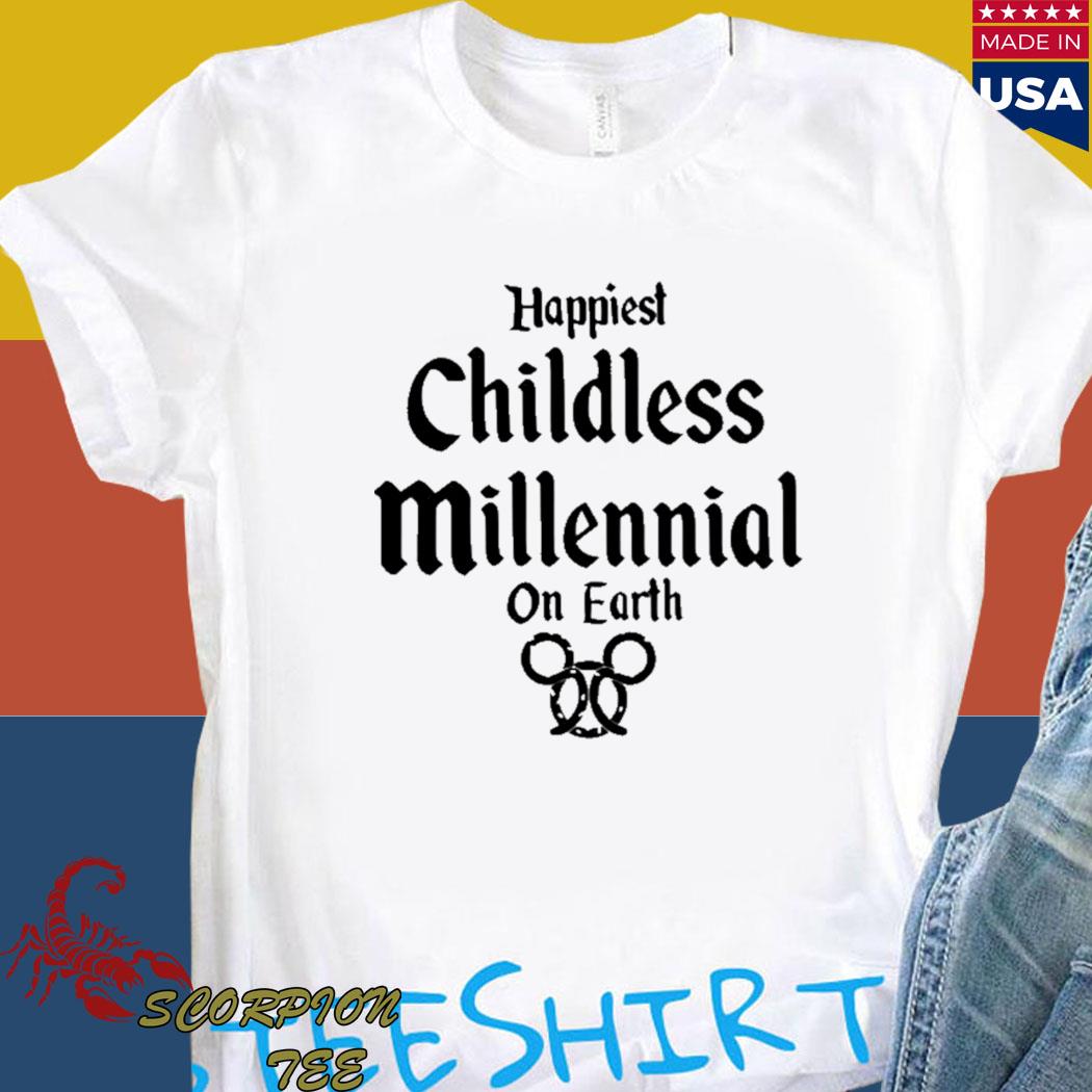 Official Casuallygreg happiest childless millennial on earth T-shirt