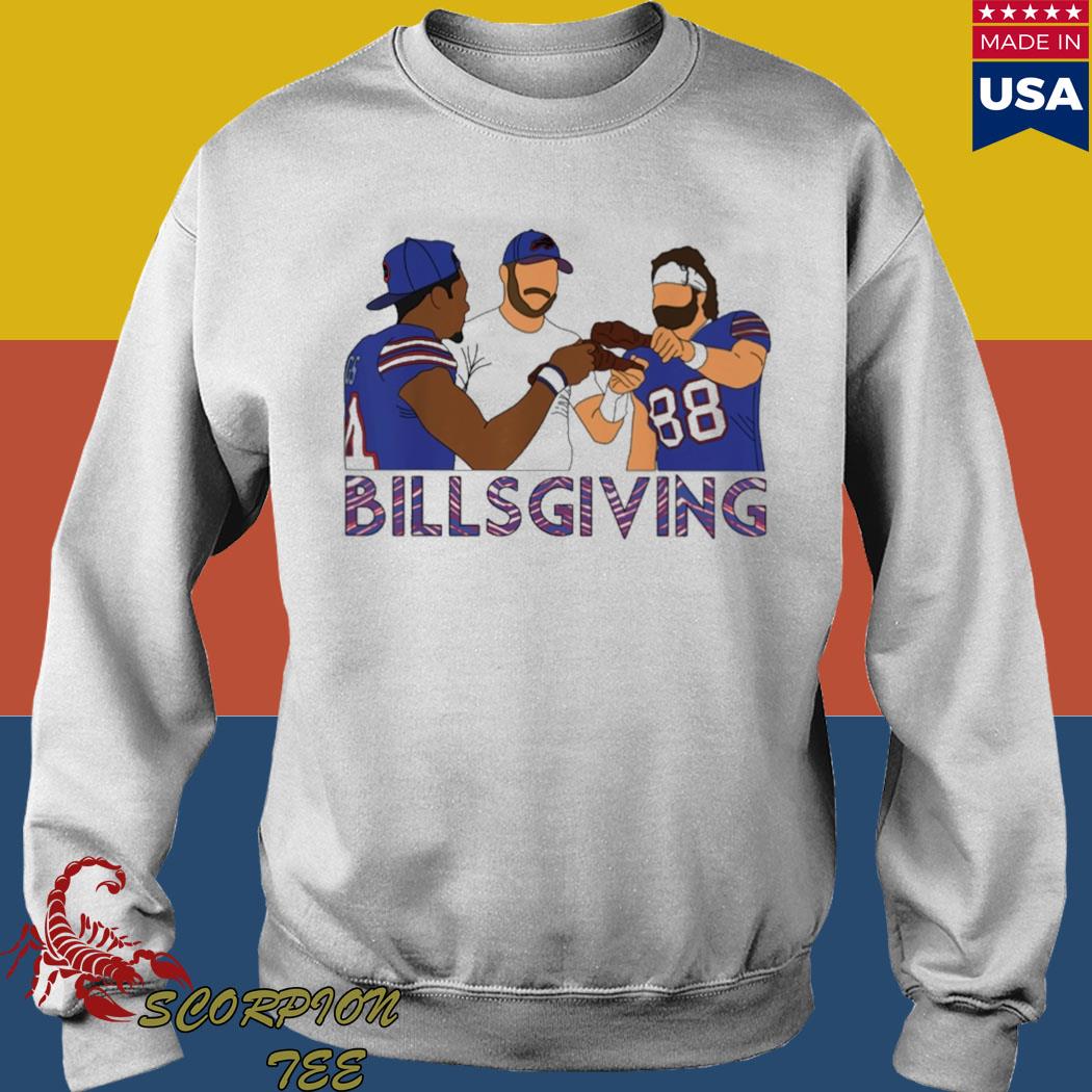 Billsgiving chicken football Thanksgiving Buffalo Bills shirt - Kingteeshop