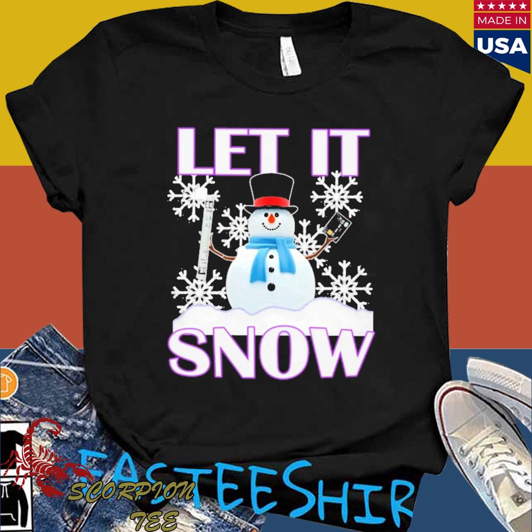 Official Let it snow merry chirsmas T-shirt