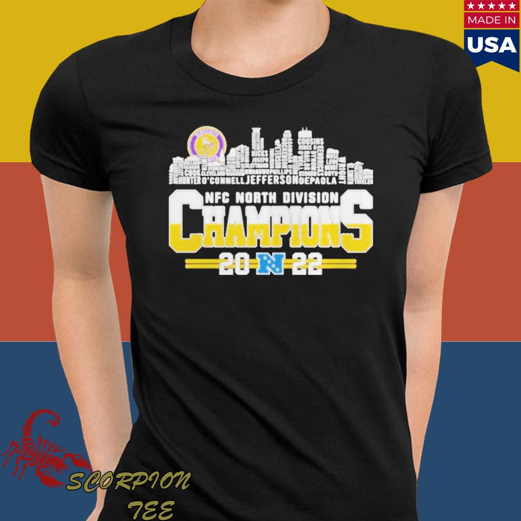 Minnesota Vikings 2022 NFC North Division Champions T-Shirt