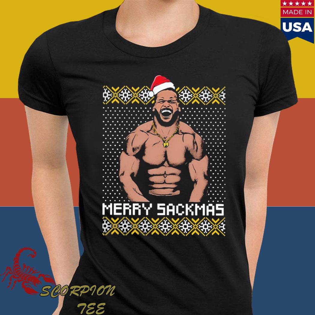 Aaron Donald Merry Sackmas Swea T-Shirt - TeeHex